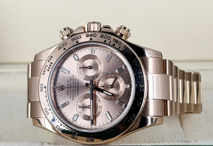 Daytona Baguette Dial Rose Gold Full Set