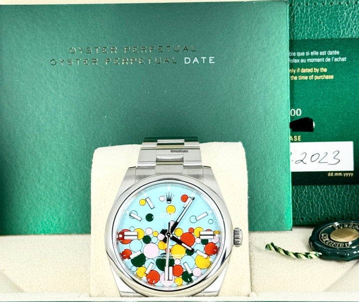 Oyster Perpetual 41  Celebration Balloon Tiffany Dial Mint