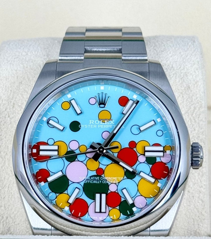 Oyster Perpetual 41  Celebration Balloon Tiffany Dial Mint