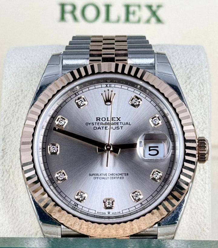 Datejust 41 Sundust Diamond Dial Stickers 18K Rose Gold
