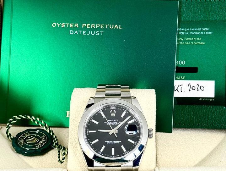 Datejust 41  Black Dial Like New
