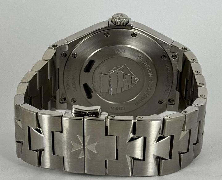 Constantin Overseas Certified 42 mm Automatic box and Paper Black Dial