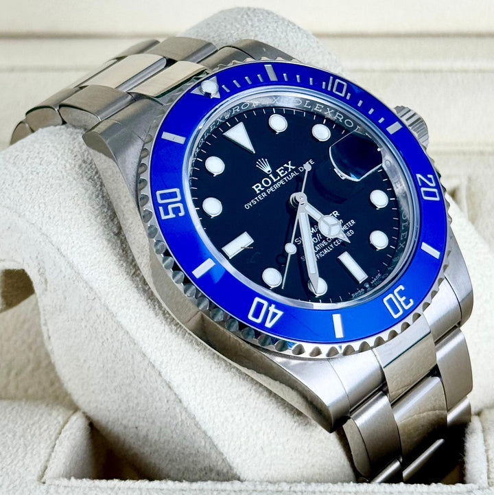 Submariner Date 18k White Gold Like New Full Set