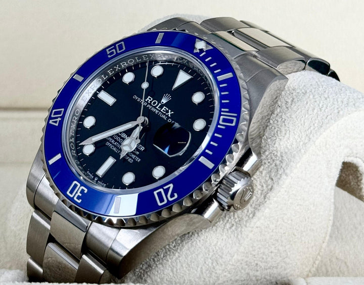 Submariner Date 18k White Gold Like New Full Set