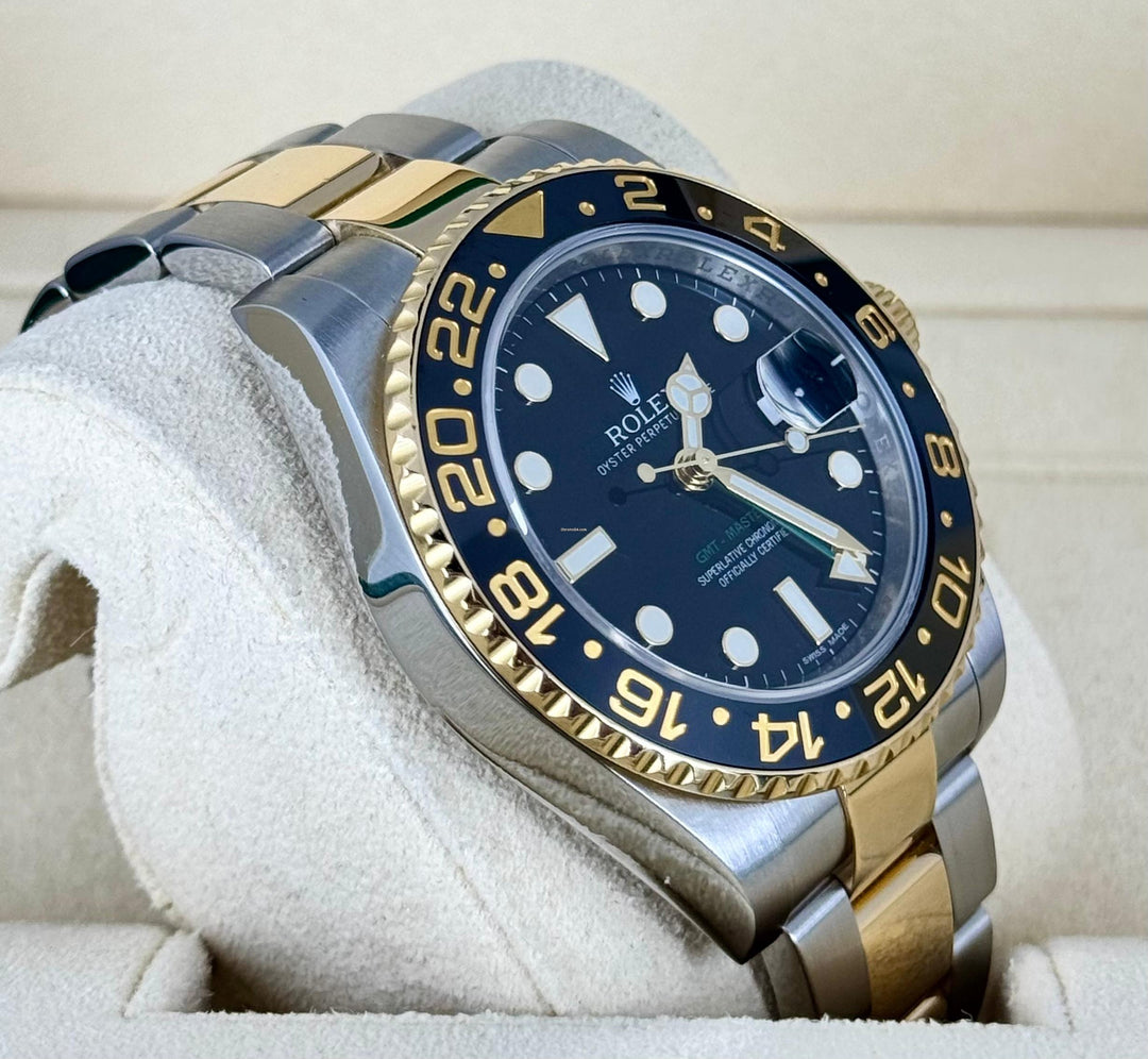 Rolex GMT-Master II Stahl Gold Wie Neu 2012 LC EU