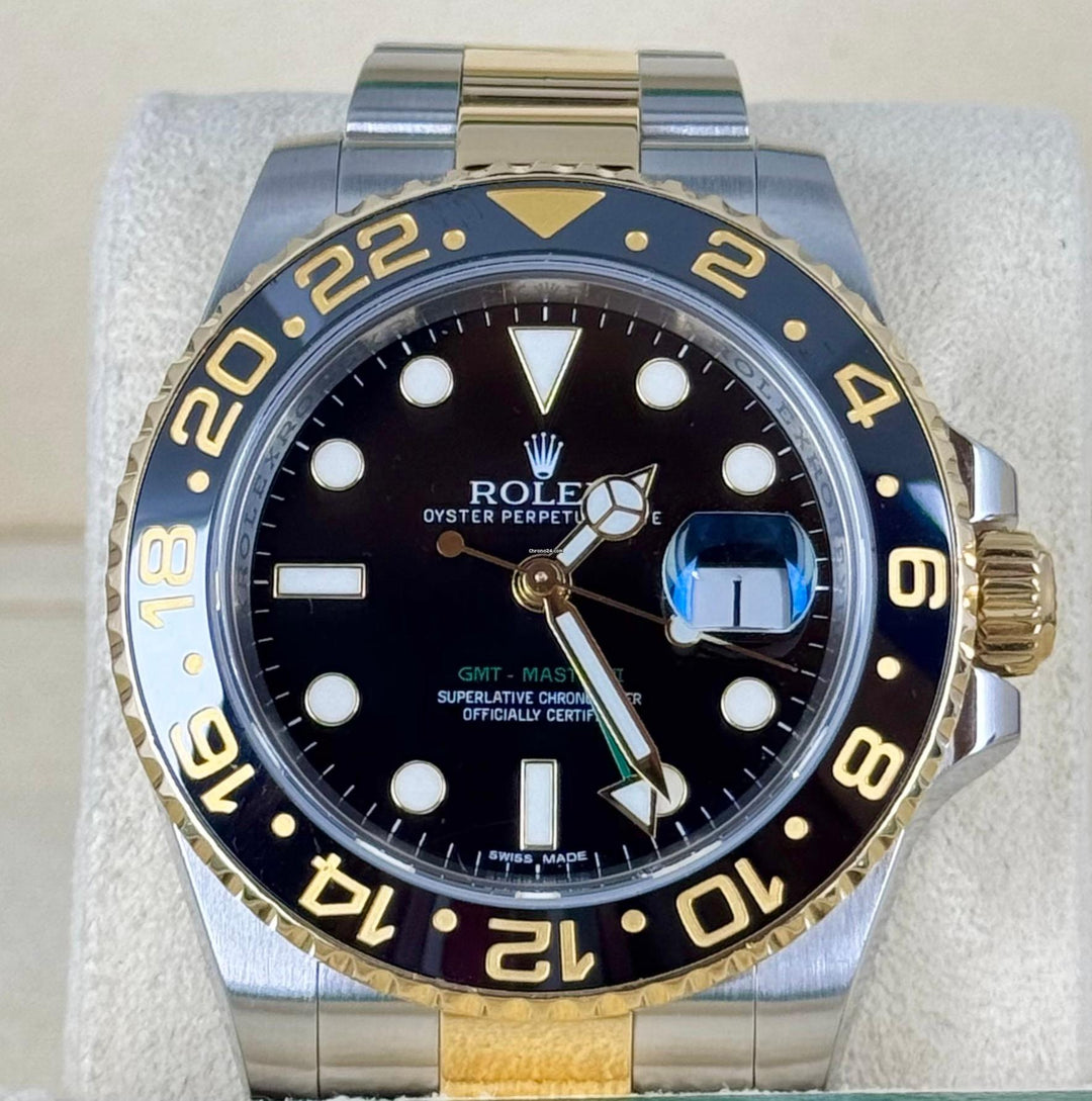 Rolex GMT-Master II Stahl Gold Wie Neu 2012 LC EU