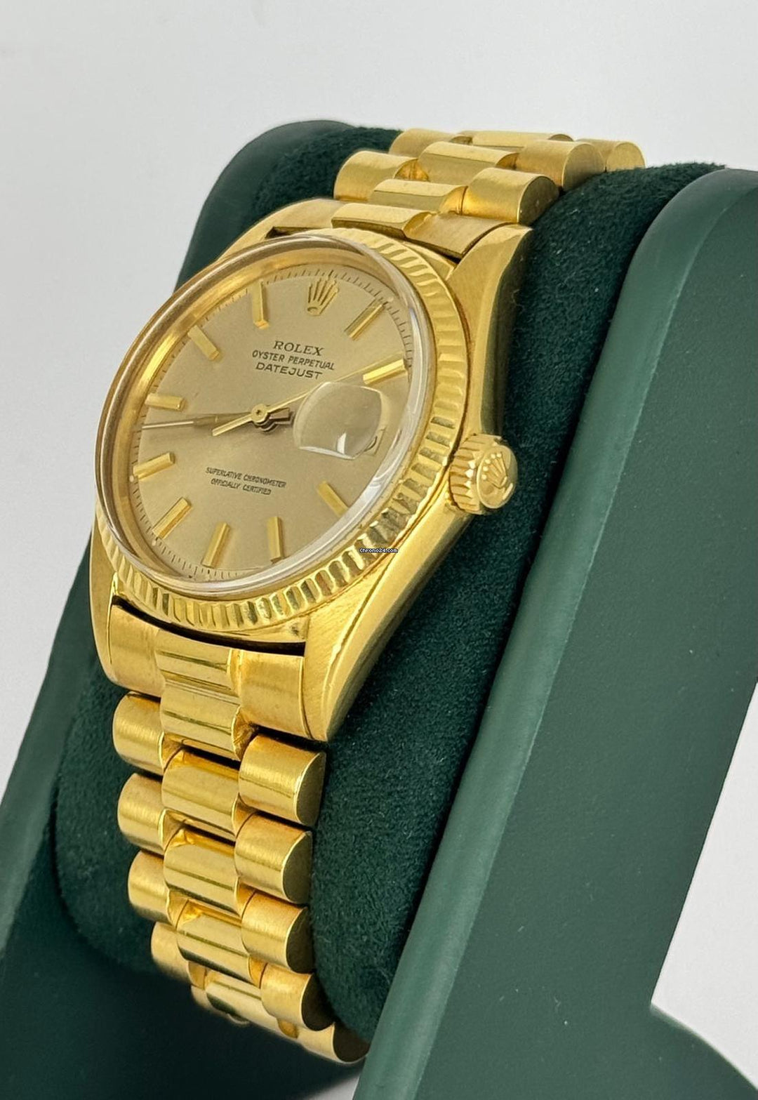 Rolex Datejust 36 zertifiziertes Gelbgold, sehr guter Zustand