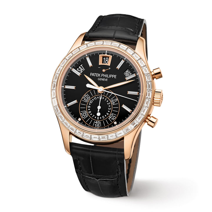 Komplikationen Flyback Chronograph Jahreskalender Diamanten