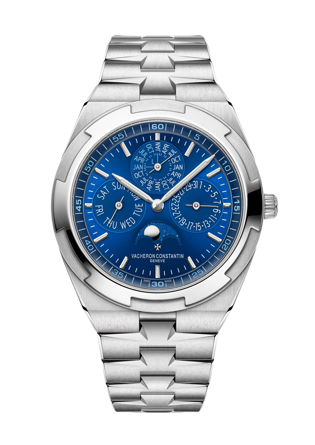 Overseas Perpetual Calendar Ultra-Thin 41.5mm White Gold Automatic Watch