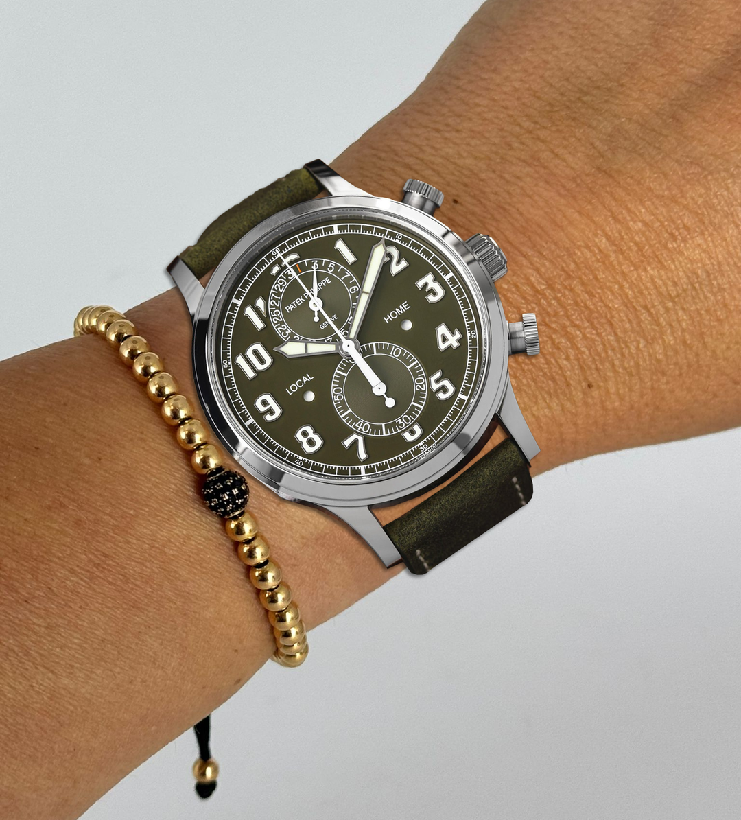 Komplikationen Calatrava Pilot Travel Time Chronograph