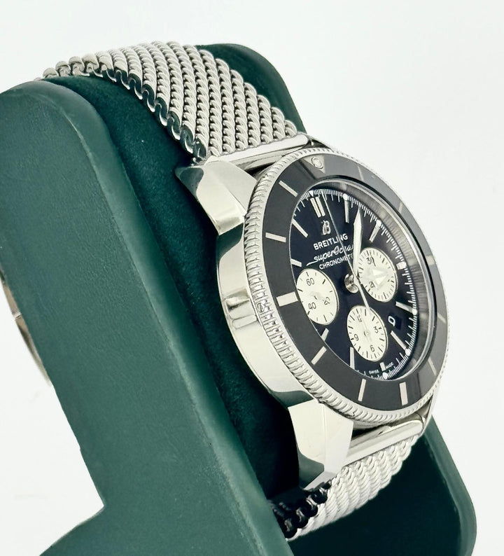 Breitling Superocean Heritage II Chronograph Extra Full Set With Extra Rubber Strap