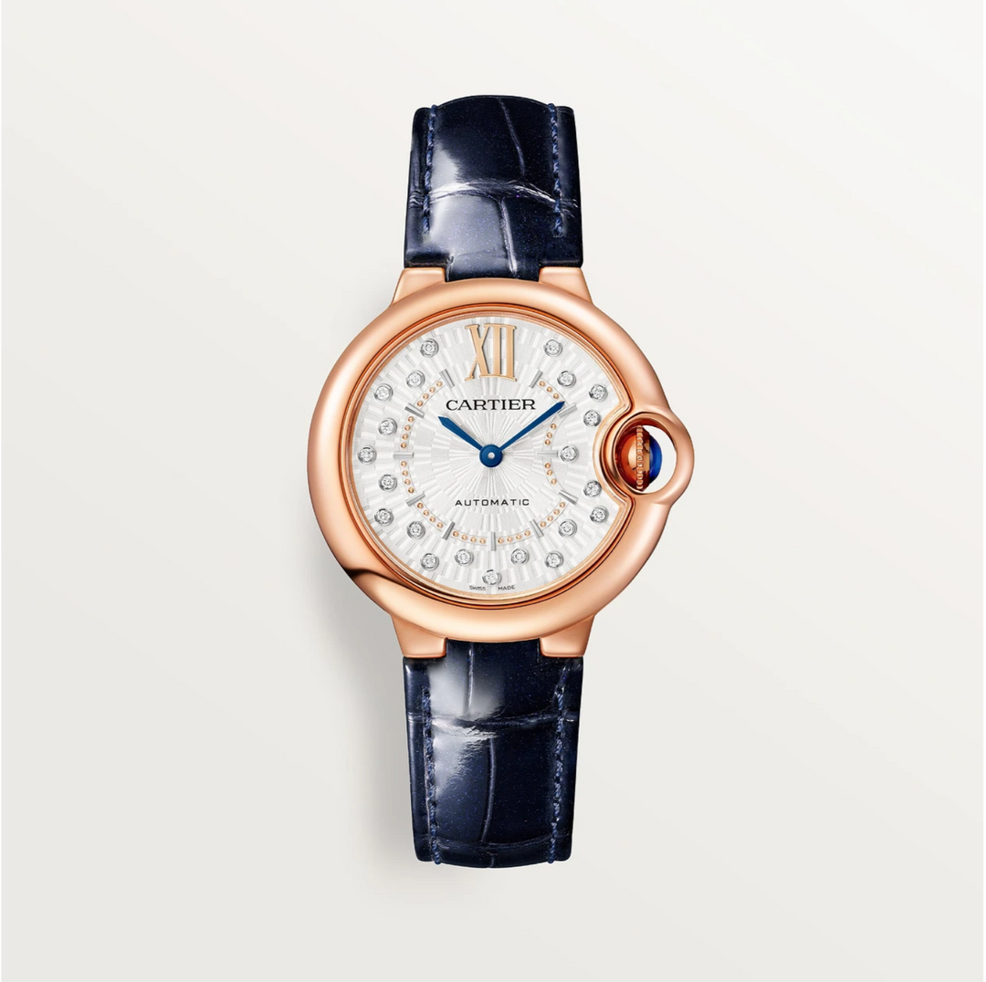 Ballon Bleu de Cartier 33mm Rose Gold Automatic Watch
