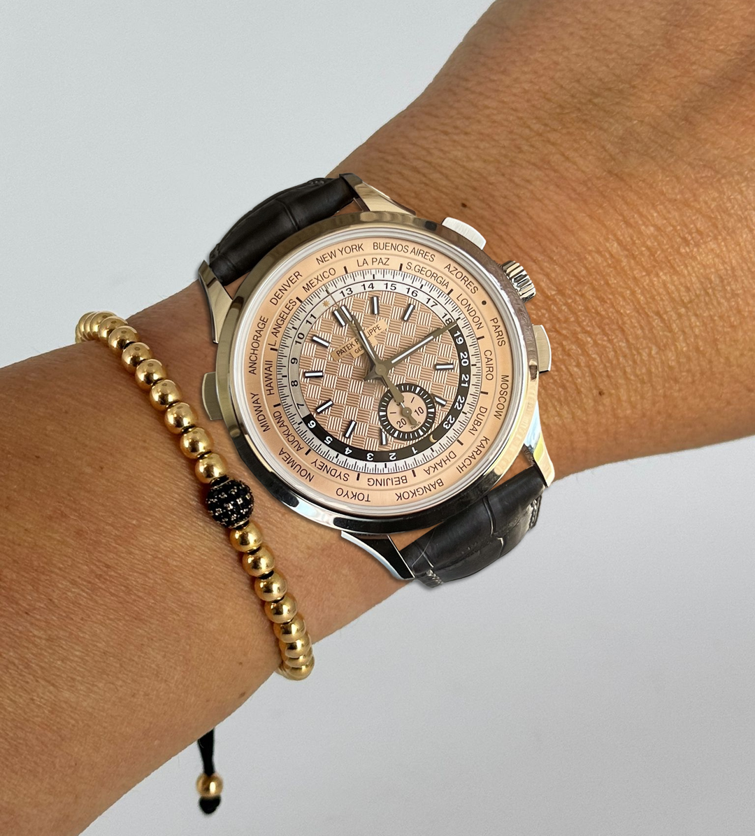 Komplikationen Weltzeit Flyback Chronograph
