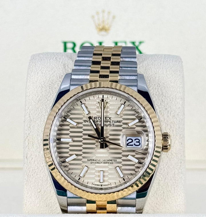 Rolex Datejust 36 Palm Dial Full Set Like New