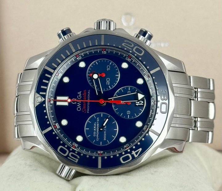 Omega Seamaster Diver 300 M Chronograph Full Set 2019 After Full Service 08-2025