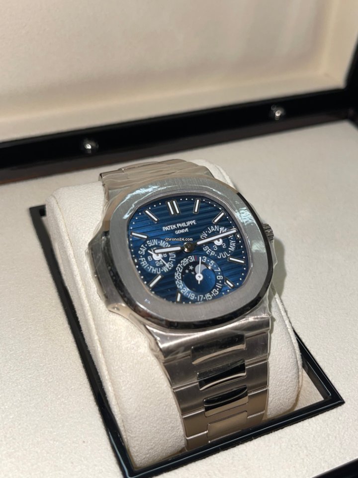 Nautilus 18K Weißgold LC Deutschland Ewiger Kalender