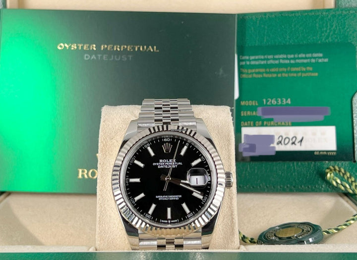 Datejust 41 18K Weißgold Lünette Jubilee Wie Neu