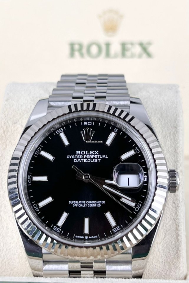 Datejust 41 18K Weißgold Lünette Jubilee Wie Neu