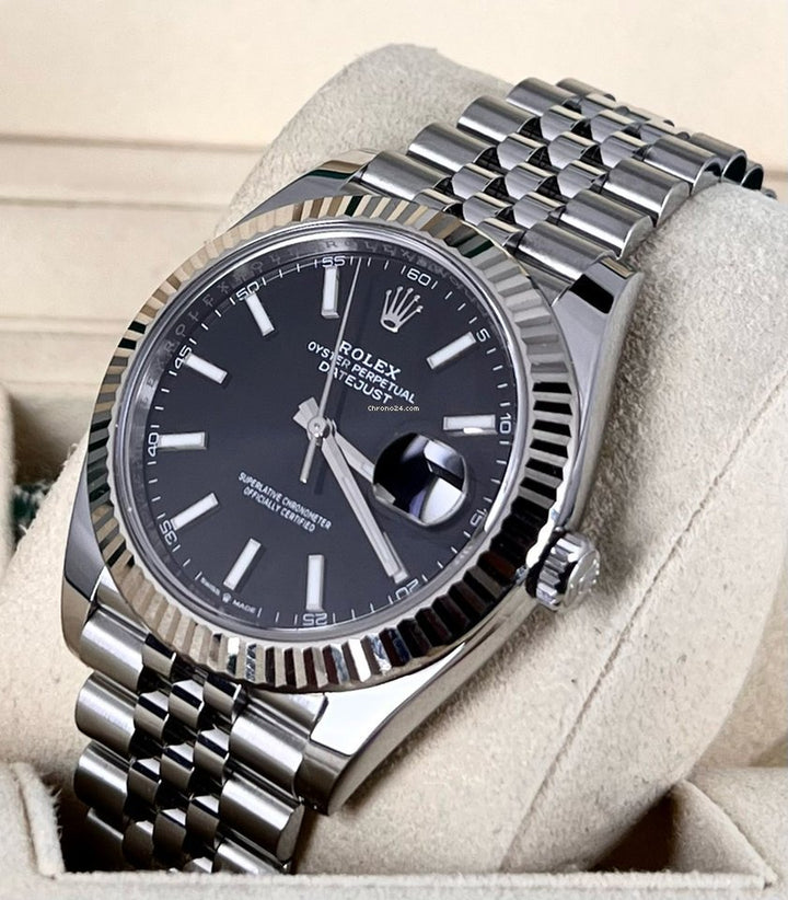 Datejust 41 18K Weißgold Lünette Jubilee Wie Neu