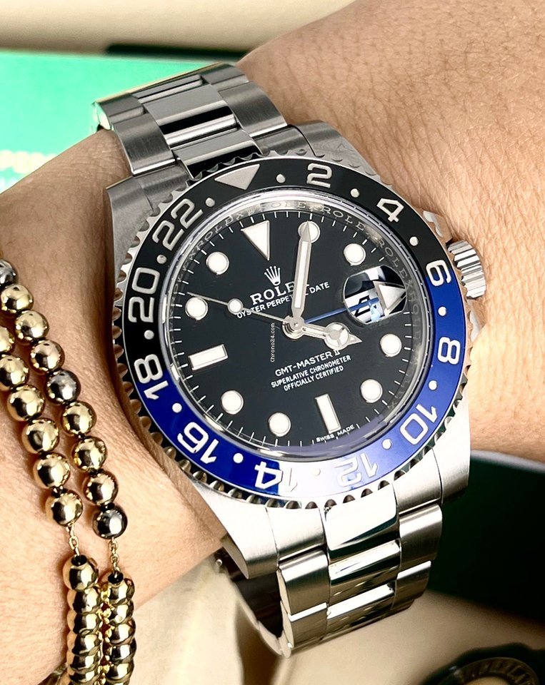 Jubilee Bracelet Rolex Batman 2021 Listenpreis Rolex GMT-Master II