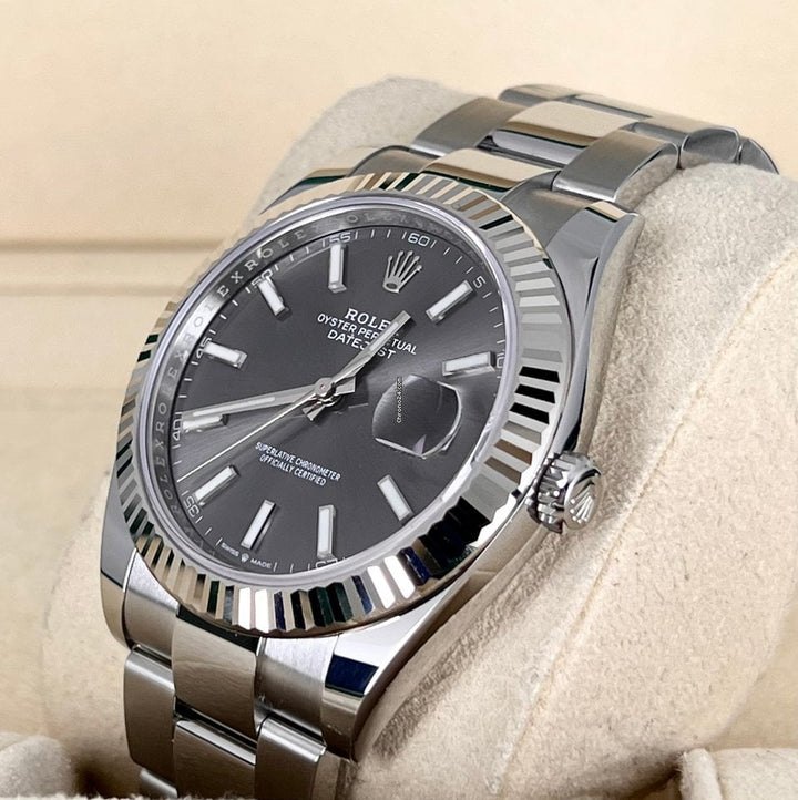Datejust 41 18 Karat Weißgoldlünette