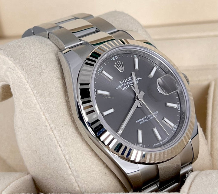 Datejust 41 18 Karat Weißgoldlünette