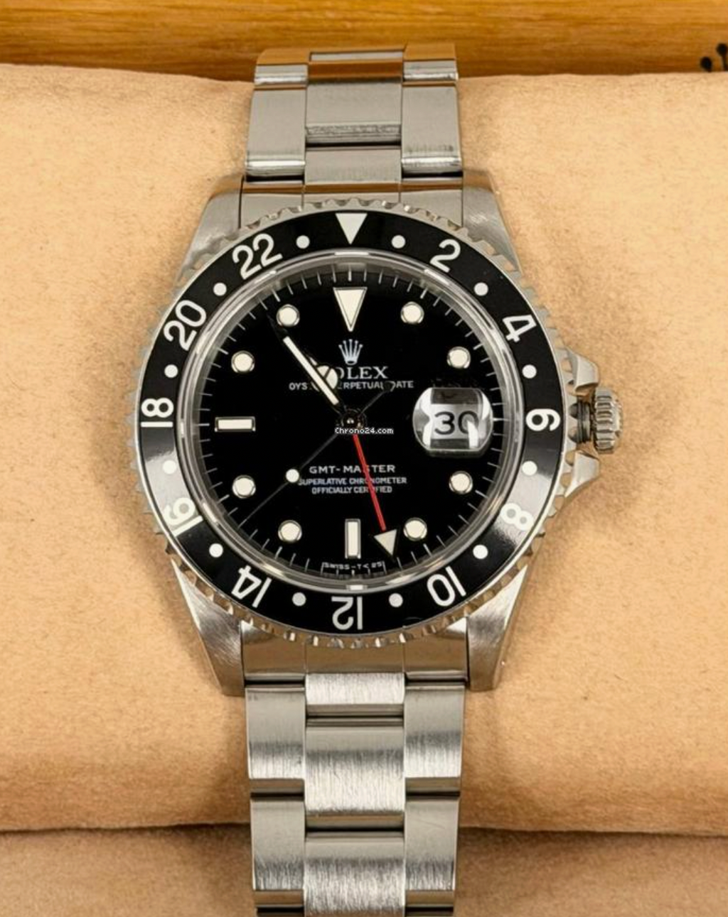 Rolex GMT-Master vom Erstbesitzer Seriennummer L Komplettset sehr guter Zustand + Originalrechnung
