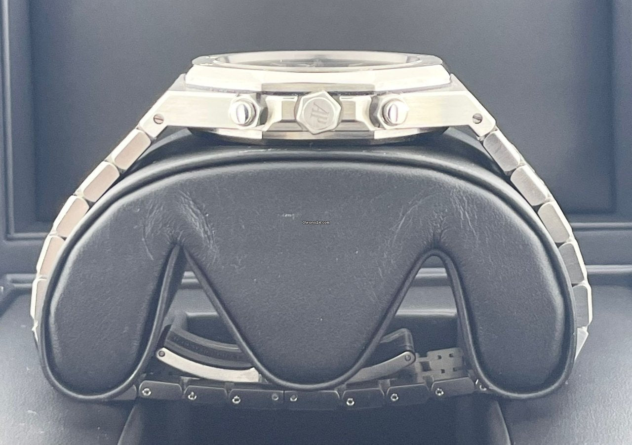 Royal Oak Chronograph Schwarzes Zifferblatt Full Set