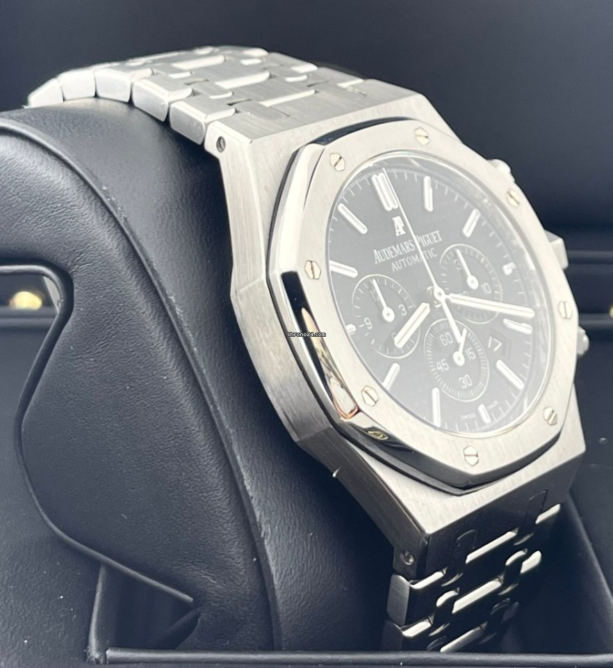 Royal Oak Chronograph Schwarzes Zifferblatt Full Set
