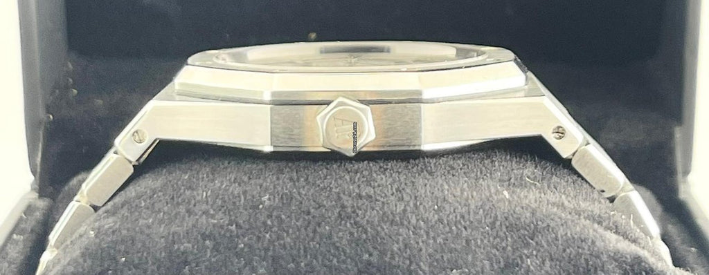 Royal Oak 41 mm Silbernes Zifferblatt Full Set Wie neu