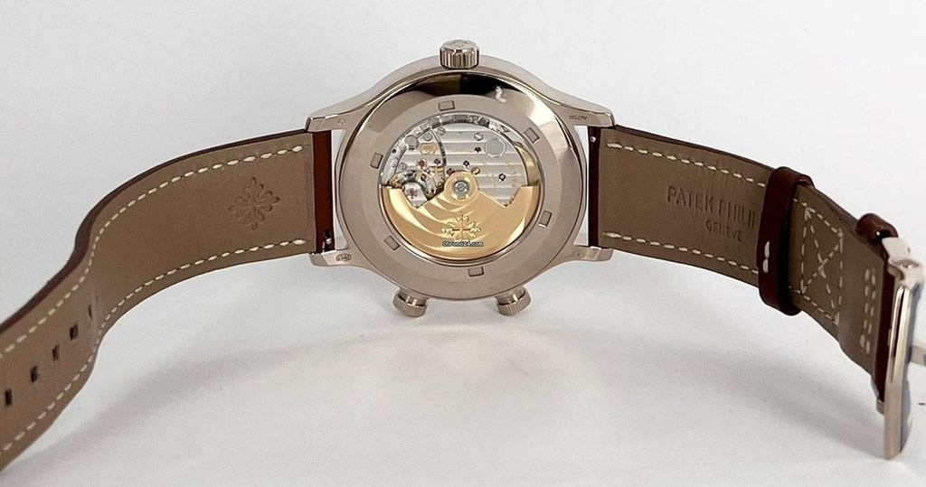 Travel Time Pilot Travel Time 18K Weißgold Full Set Neu