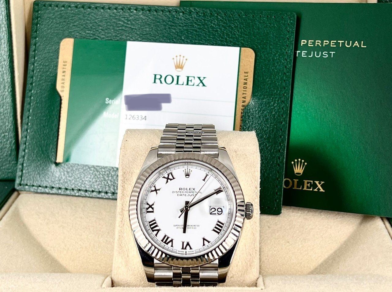 Rolex Datejust 41 18K Weißgold
