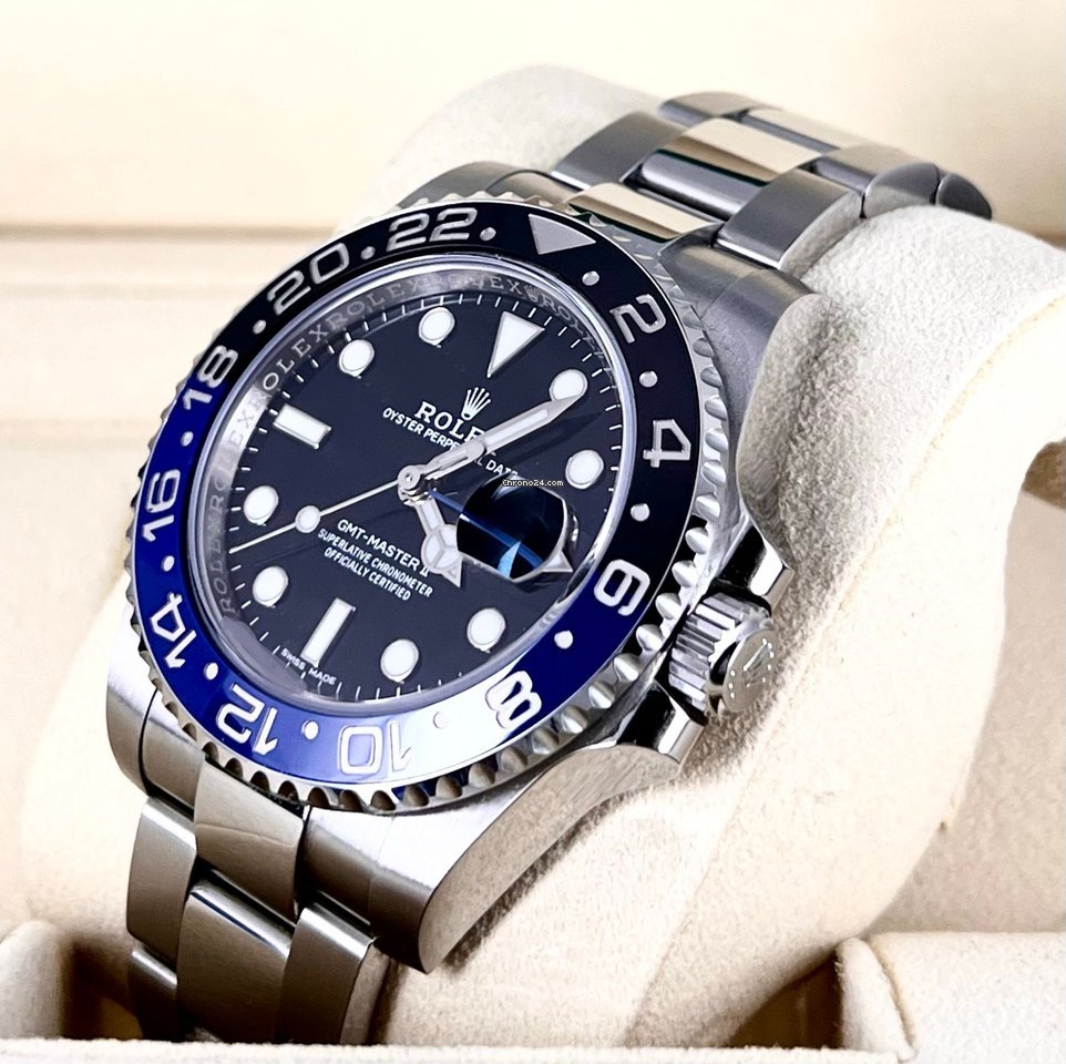GMT-Master II „Batman“, Komplettset, neuwertiger Zustand