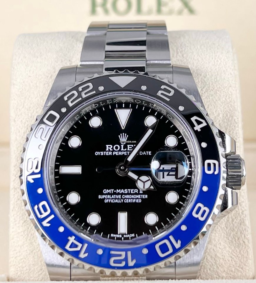 GMT-Master II „Batman“, Komplettset, neuwertiger Zustand