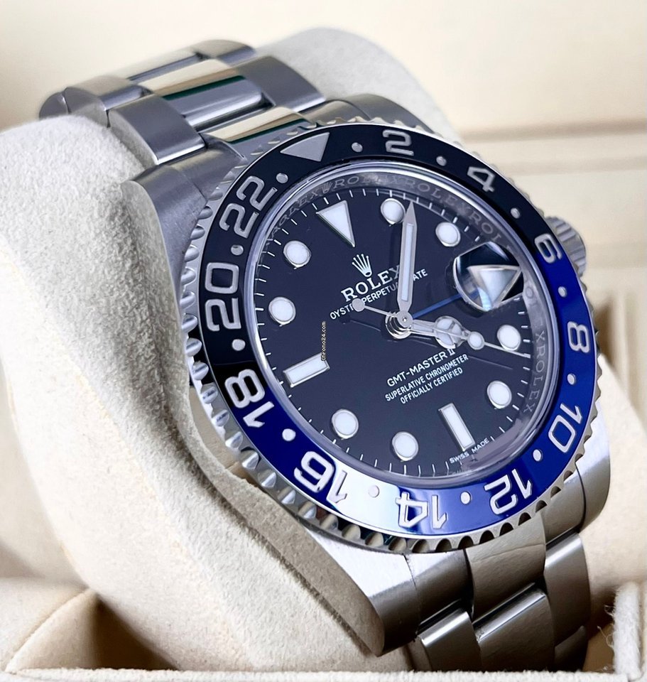 GMT-Master II „Batman“, Komplettset, neuwertiger Zustand