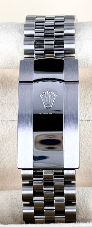 Datejust 41 mintgrünes Zifferblatt, Jubilee-Armband, Komplettset