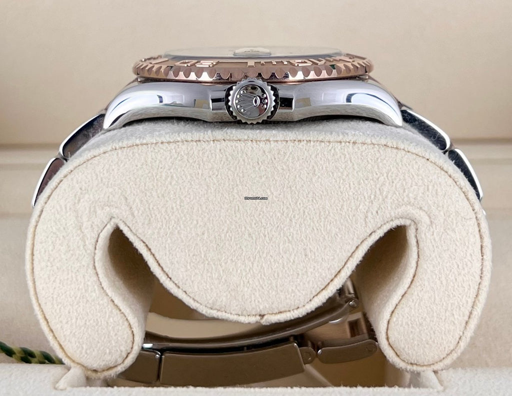 Yacht-Master 40 18K Roségold, Schokoladen-Zifferblatt, Komplettset