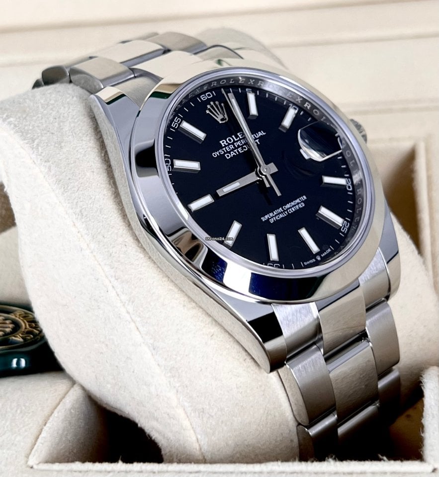 Rolex Datejust 41 schwarzes Zifferblatt