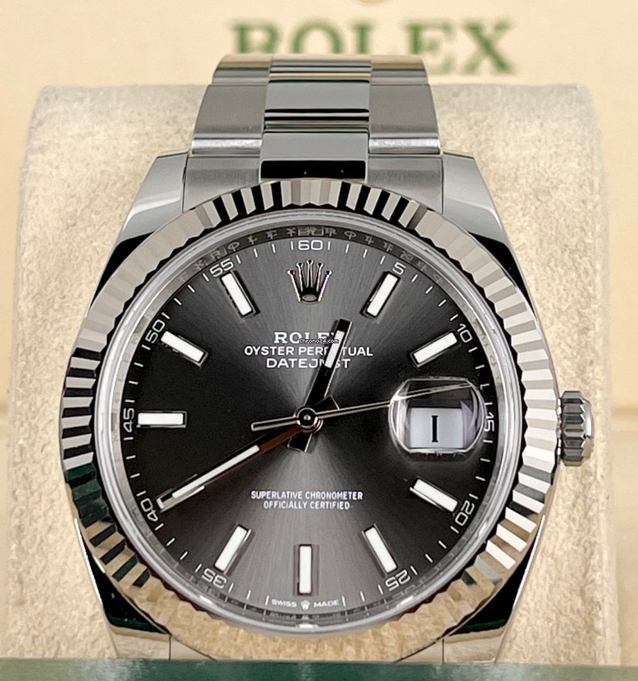 Datejust 41 18K Weißgoldlünette