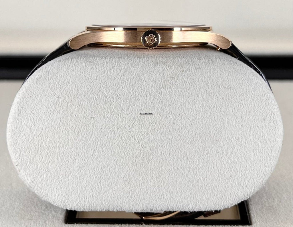 Calatrava Handaufzug 18K Roségold Full Set unpoliert