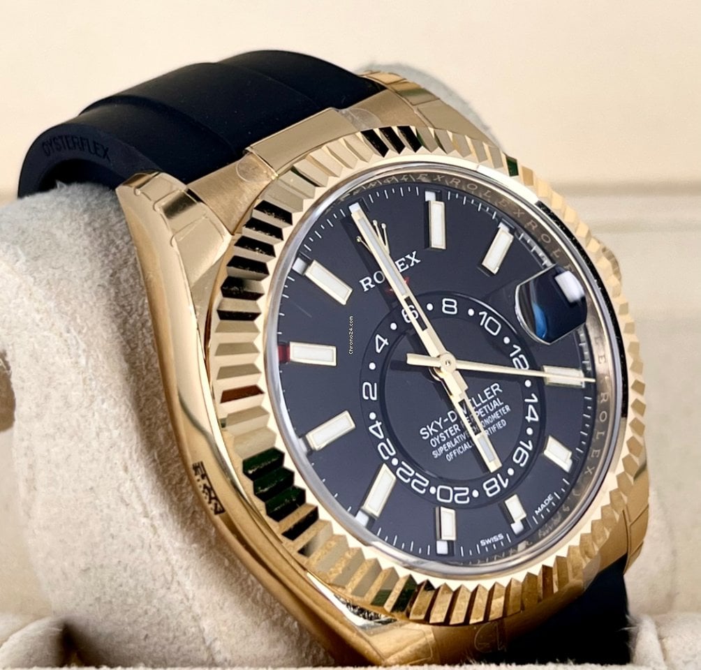 Sky-Dweller 18K Gelbgold, wie neu, 2021
