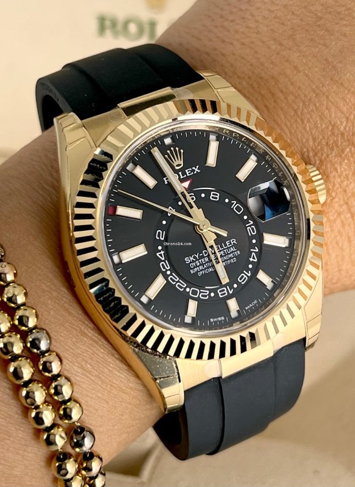 Sky-Dweller 18K Gelbgold, wie neu, 2021