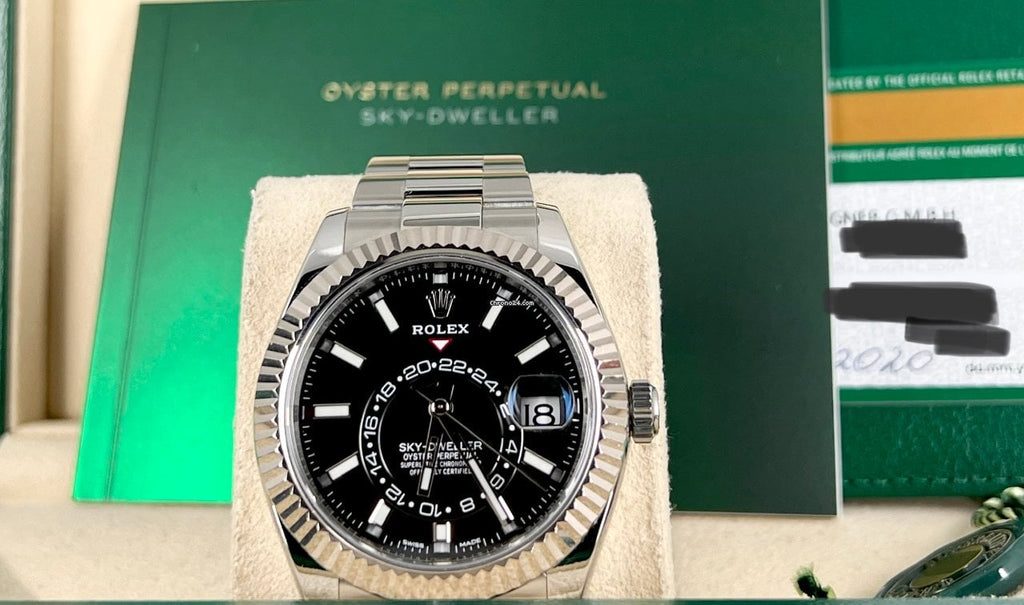 Sky-Dweller mit Jahreskalender, LC Österreich Scwarzes Zifferblat