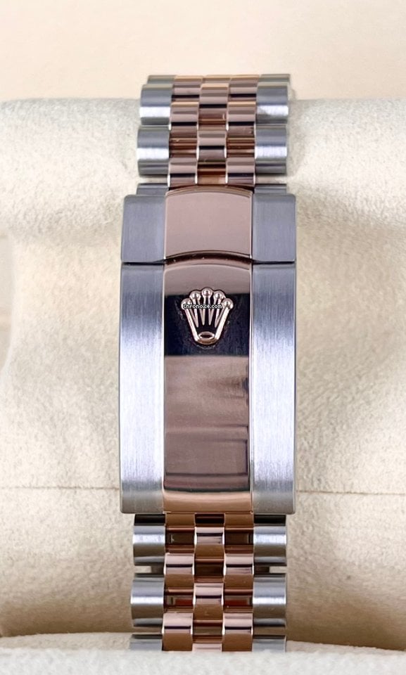 Datejust 36 Stahl und Roségold, 2025, neu, Komplettset, Wimbledon-Zifferblatt