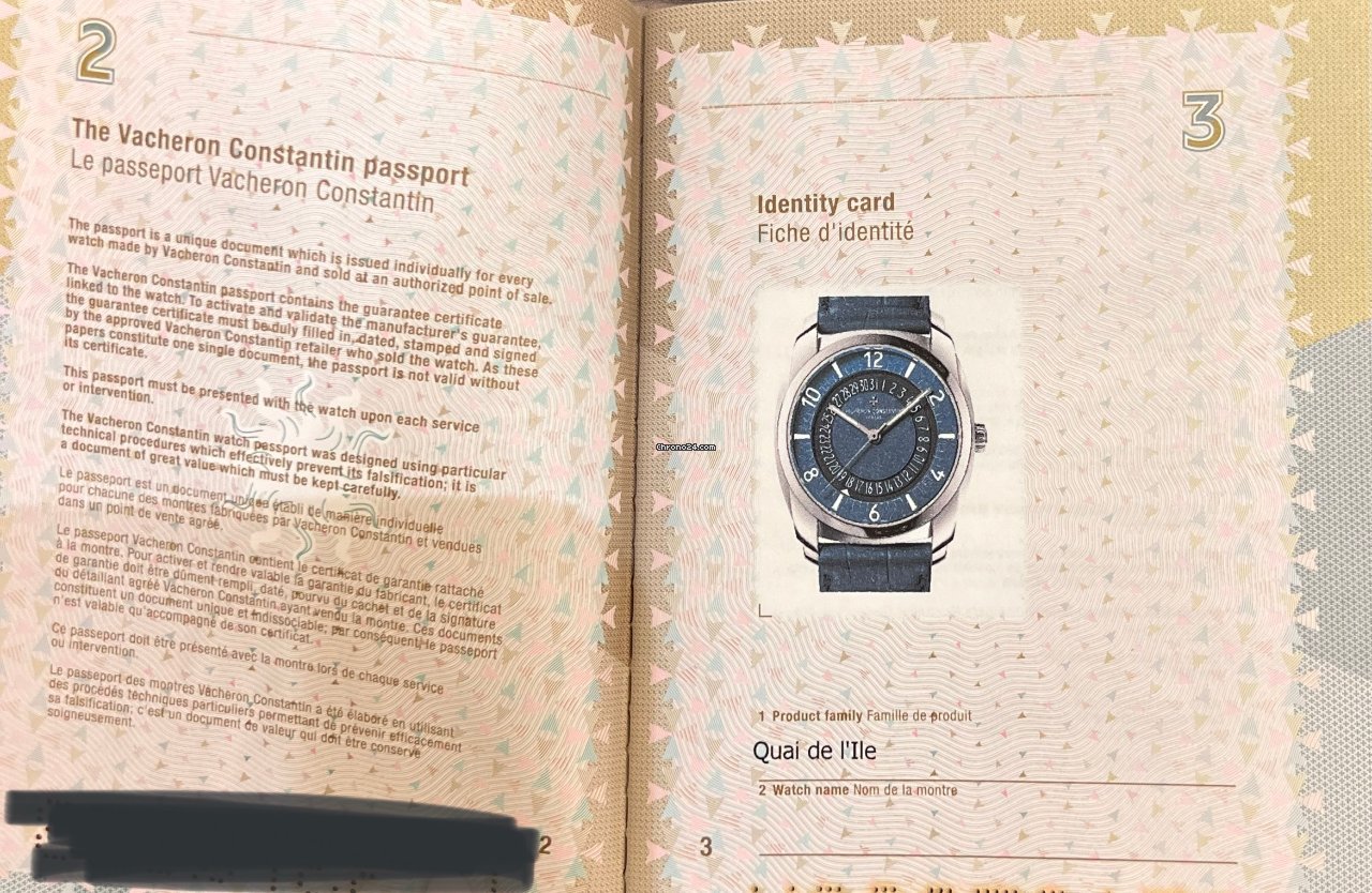 Vacheron Constantin Quai de l'Ile Armbanduhr