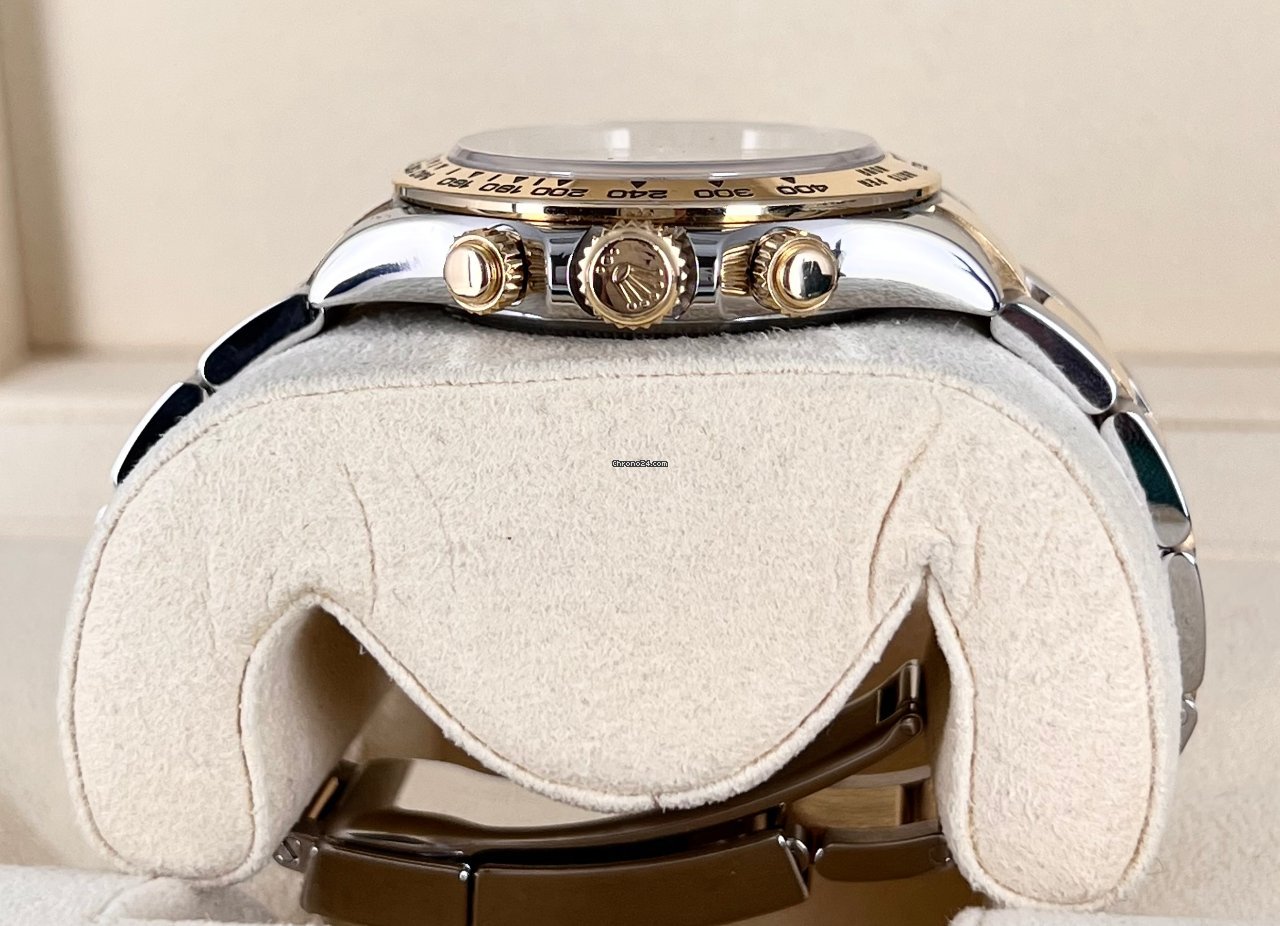 Daytona Stahl und Gold, 2018, Box und Papiere