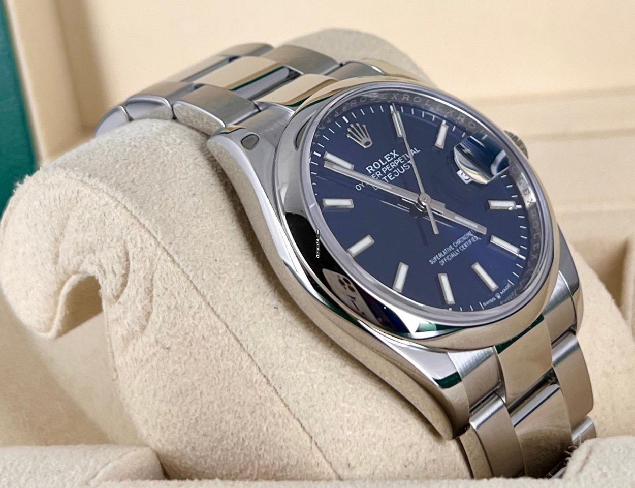 Rolex Datejust 41 blaues Stick-Zifferblatt, 2024, neu