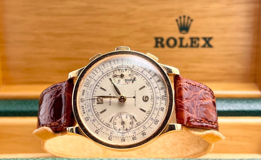 Chronograph rose Gold Vintage beautiful condition