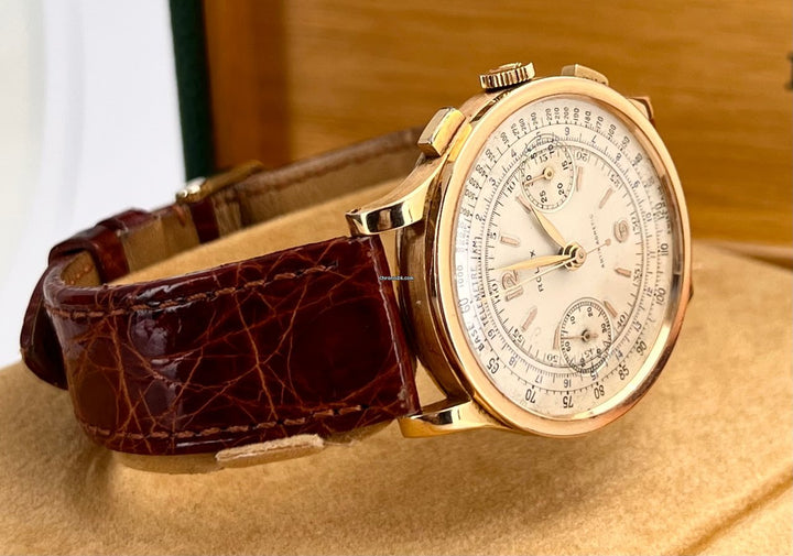 Chronograph Rose Gold Vintage Beautiful Condition