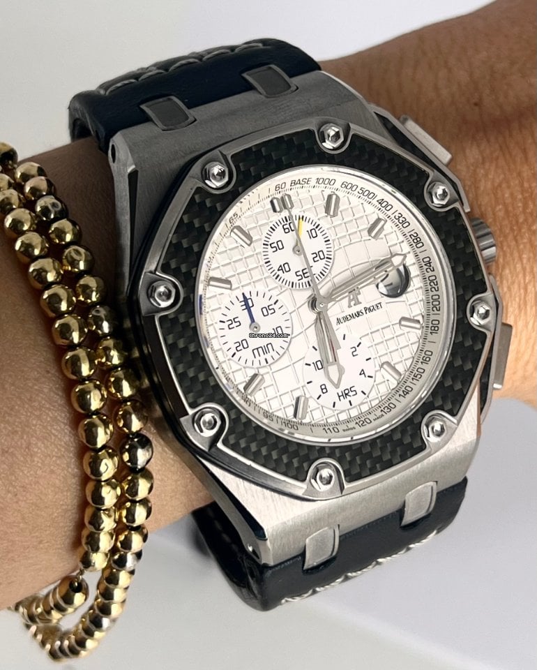 Royal Oak Offshore Chronograph Juan Pablo Montoya mit Box und Archiv